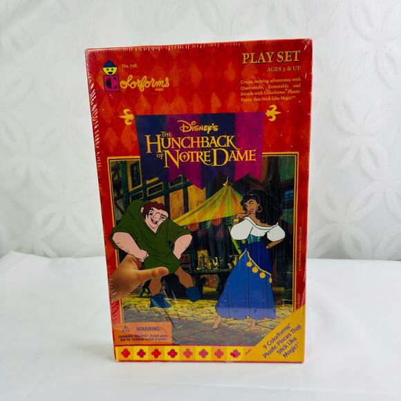 Disney The Hunchback Of Notre Dame Colorforms Play Set No 798 - Picture 2 of 8